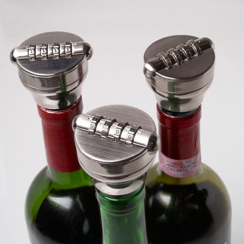 Combination Bottle Lock Wine Bottle Stopper - Great Gift Ideas