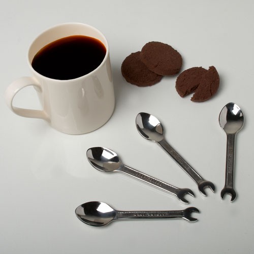 Coffee Spoons modelled on traditional Drop-forged Spanners