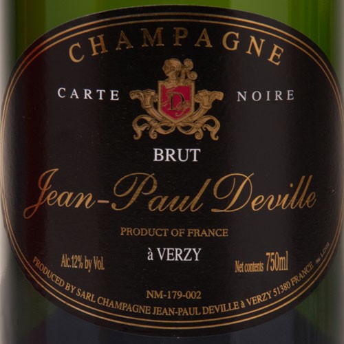 Champagne jean paul clearance deville carte noire